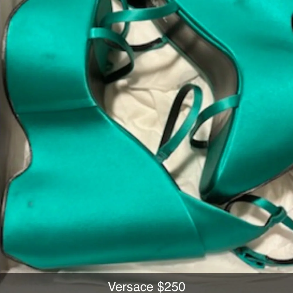Versace platform wedge sandal - Picture 3 of 7